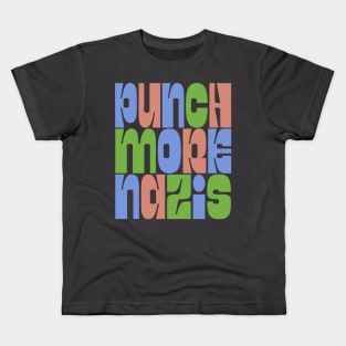 Punch More Nazis / Retro Style Type Design Kids T-Shirt